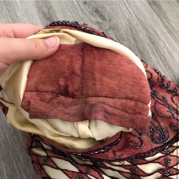 Tie Dye Beaded Jalabiya/ Kaftan Dress - Picture 10 of 12